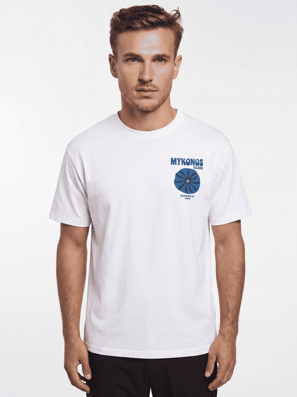 Mykonos Floral Print Tee