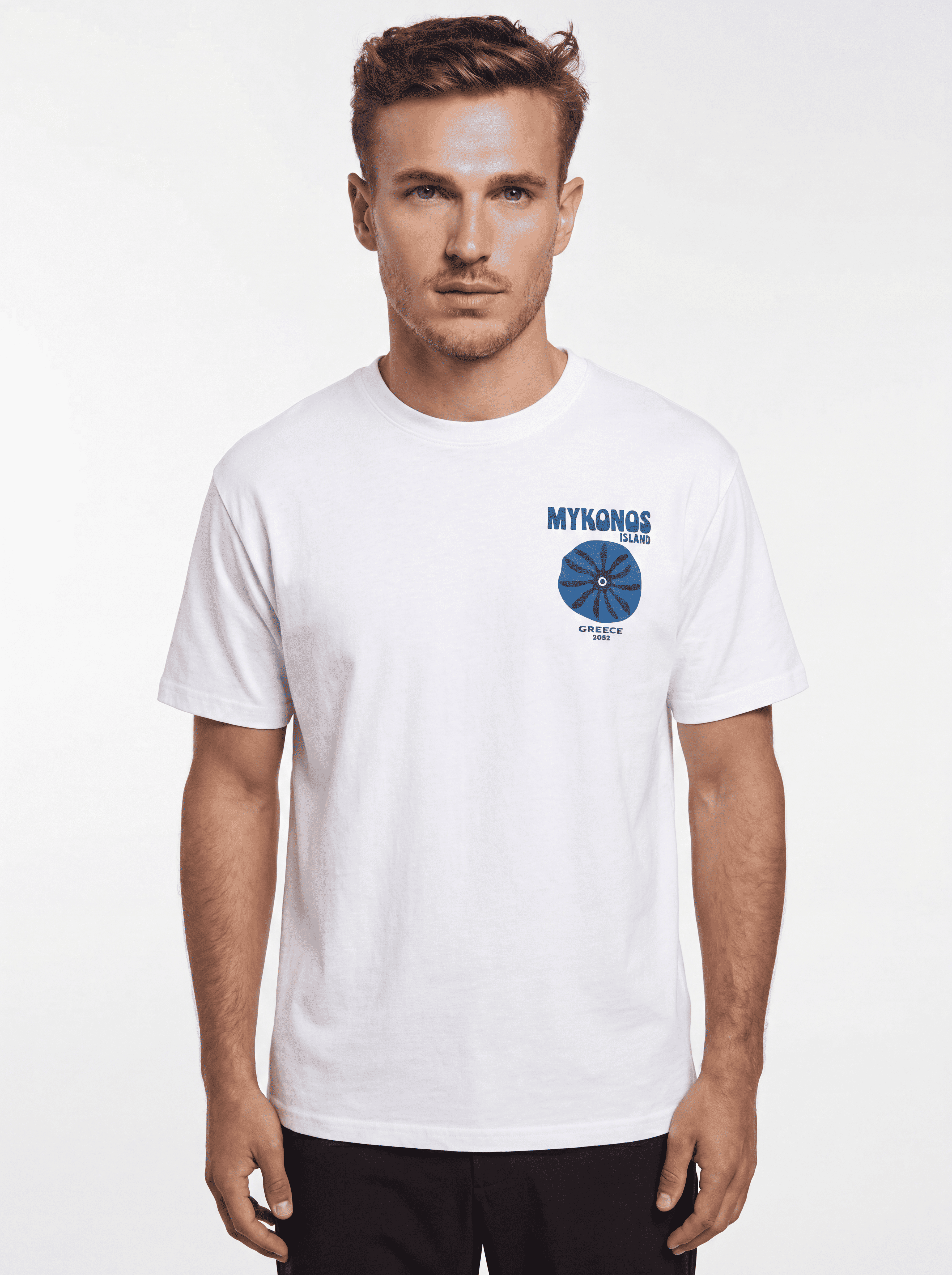 Mykonos Floral Print Tee