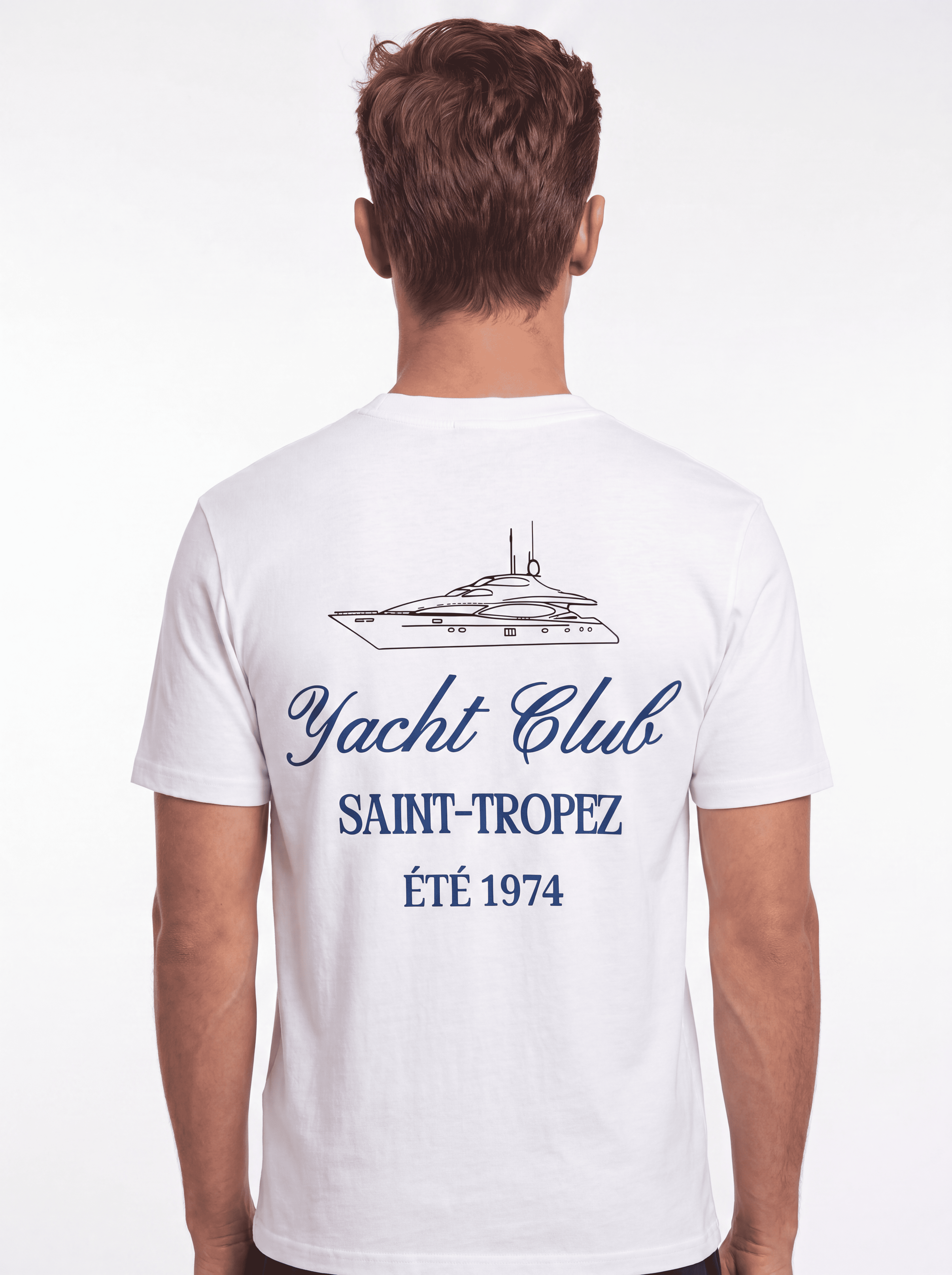 Retro Yacht Club Cotton Tee