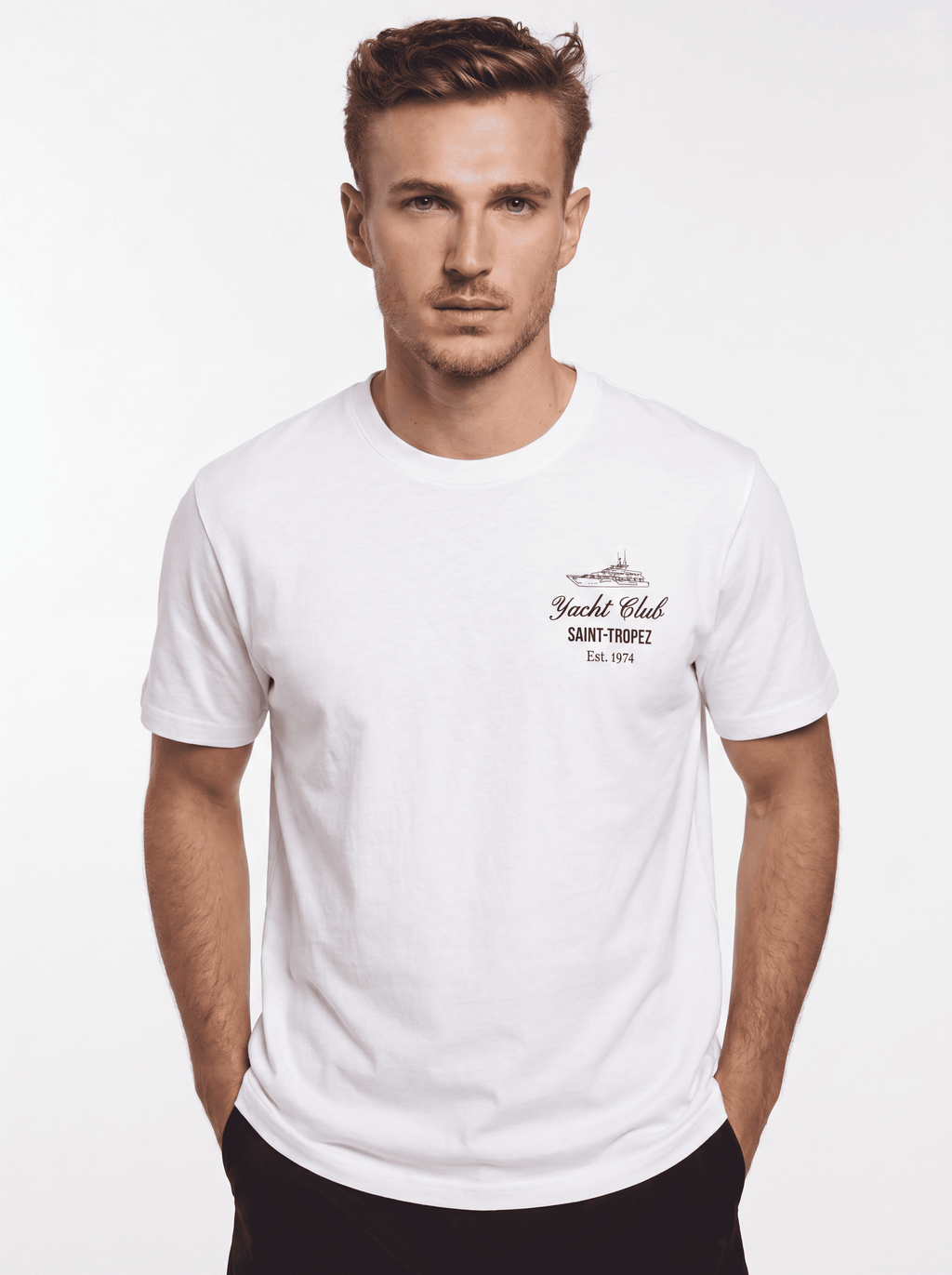 Retro Yacht Club Cotton Tee